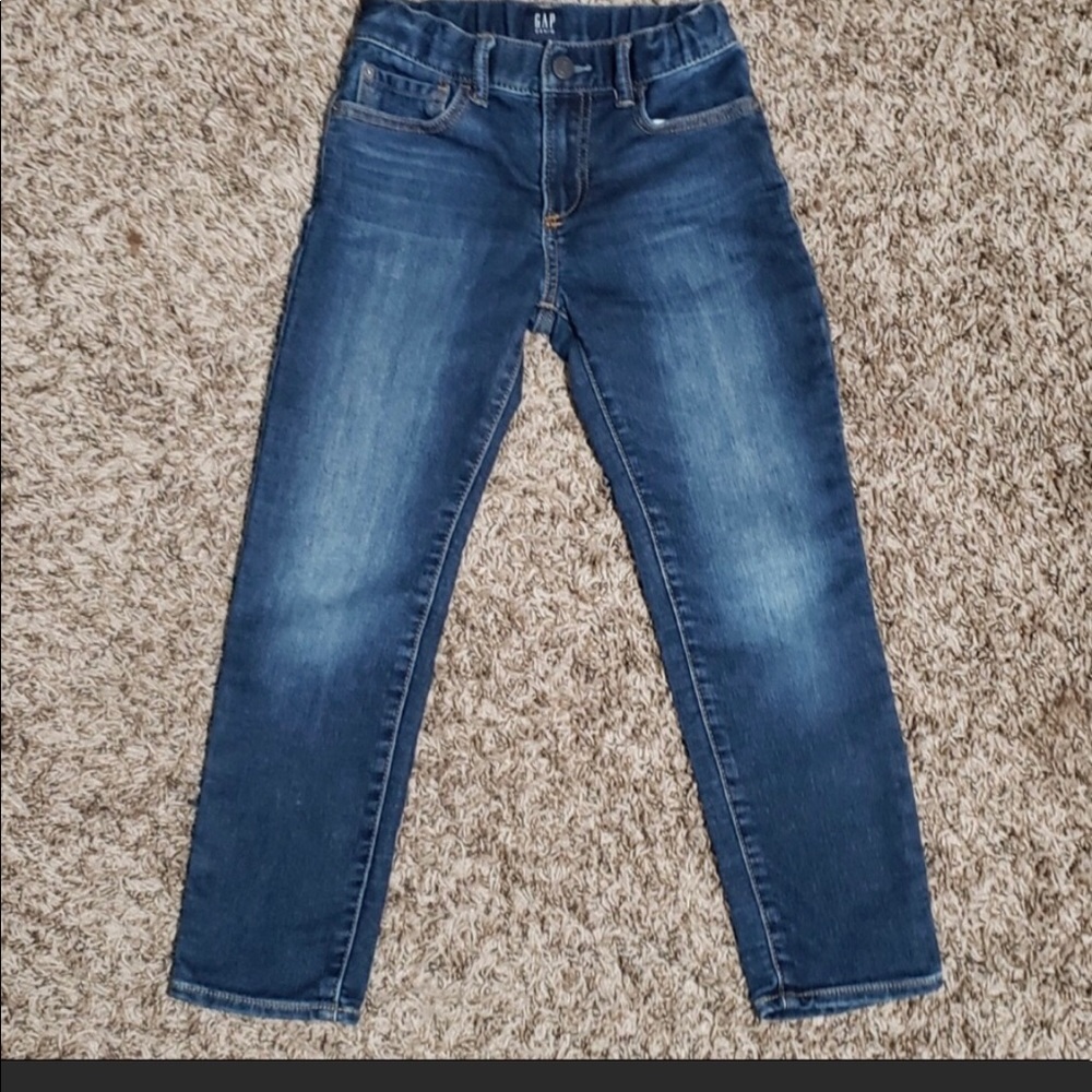 Gap Denim Stretch Slim Blue Jeans Girls Size 7 Regular